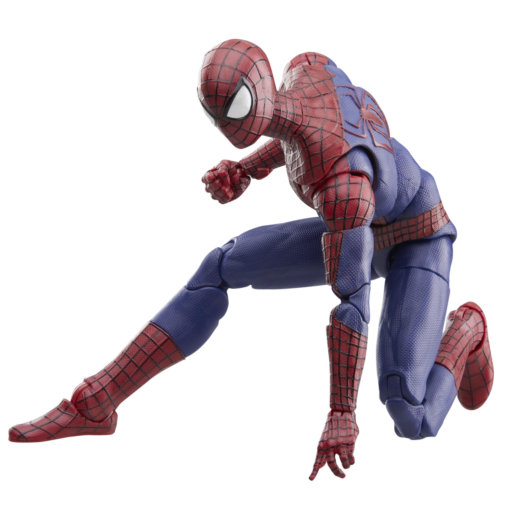 Marvel Legends Spider-Man 2 packaging-ready figure for easy display.
