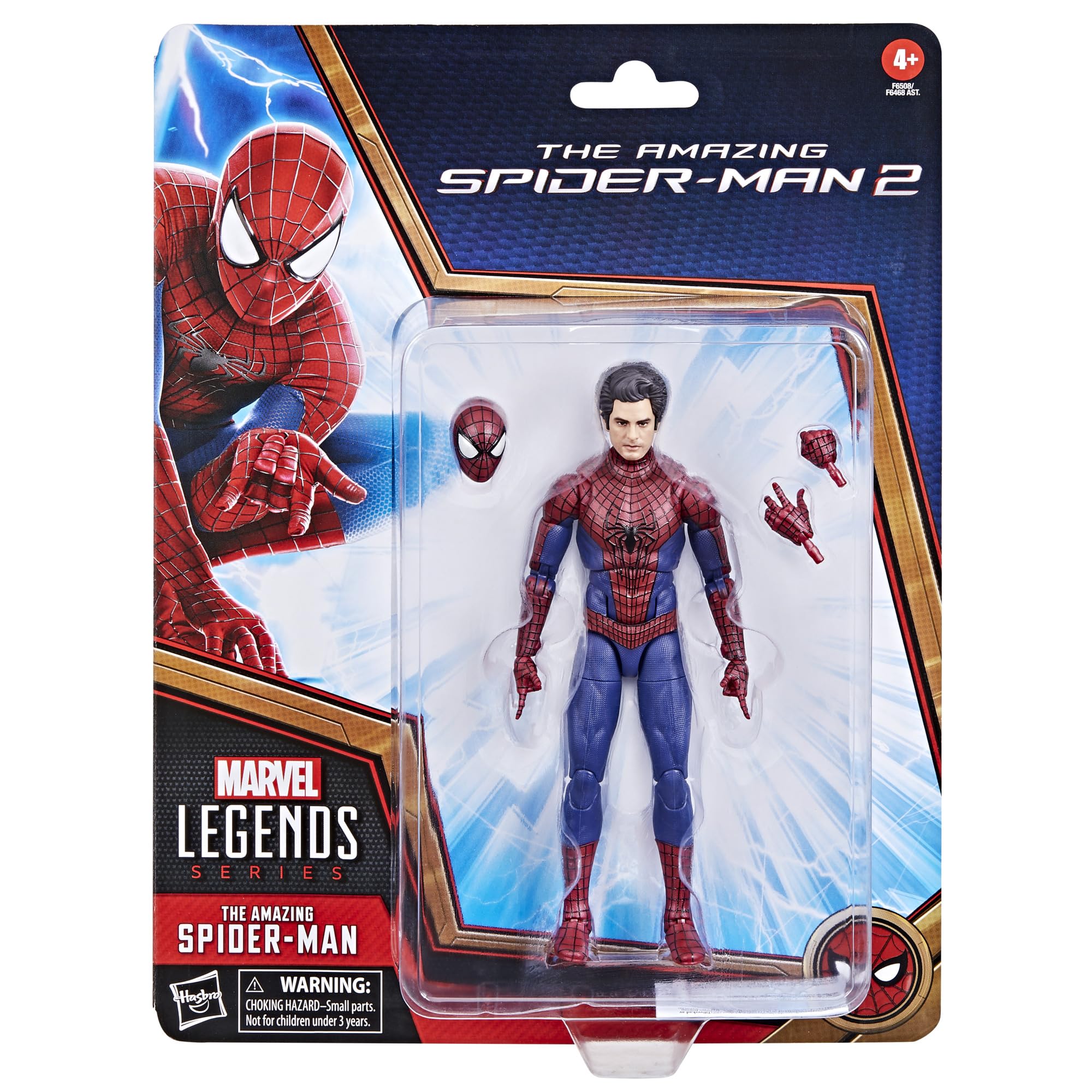 Marvel Legends Spider-Man 2 premium deco highlights detailed finish for display shelves.