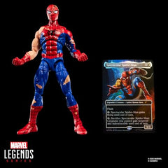 Marvel Legends Spider-Man 6-inch scale figure fits standard display shelves.