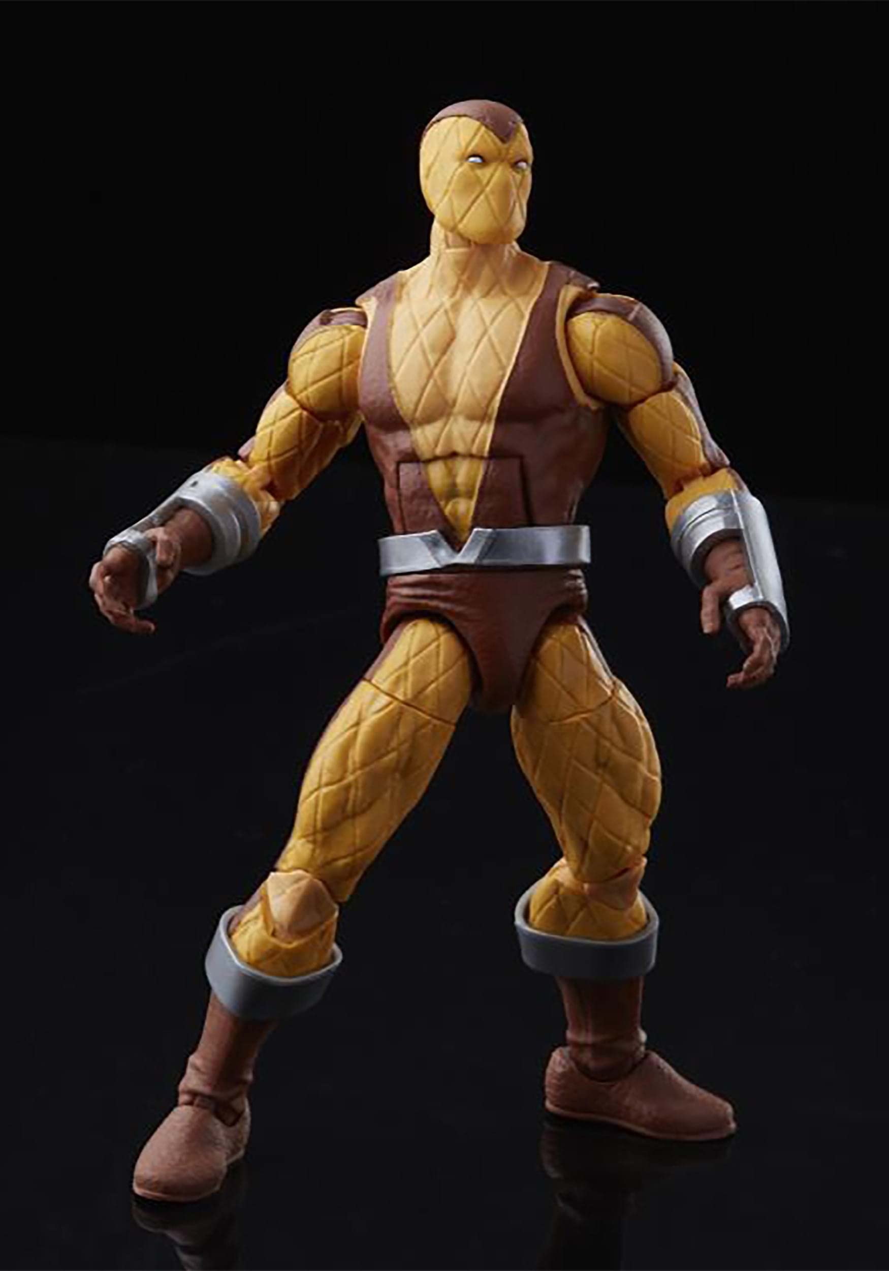 Display-ready Marvel Legends Spider-Man Shocker figure with premium detail