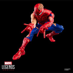 Marvel Legends Spider-Man wall-crawling hands for dramatic wall poses.