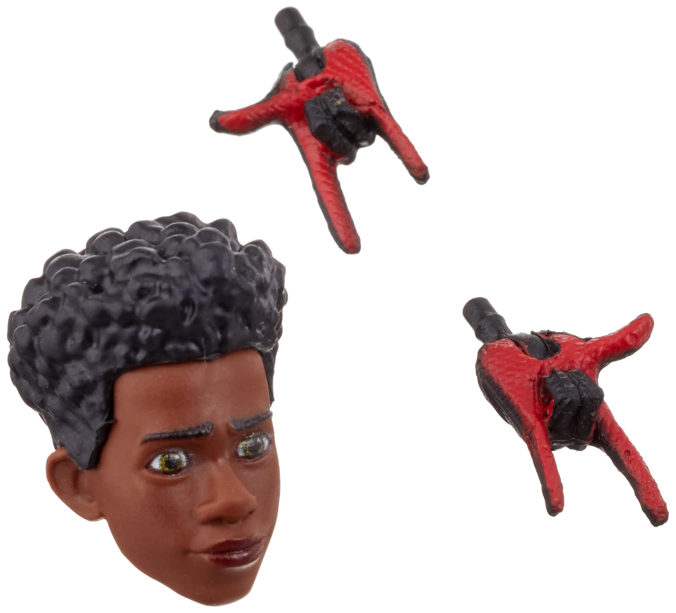 Spider-Verse deco on Miles Morales figure enhances cosplay-ready display