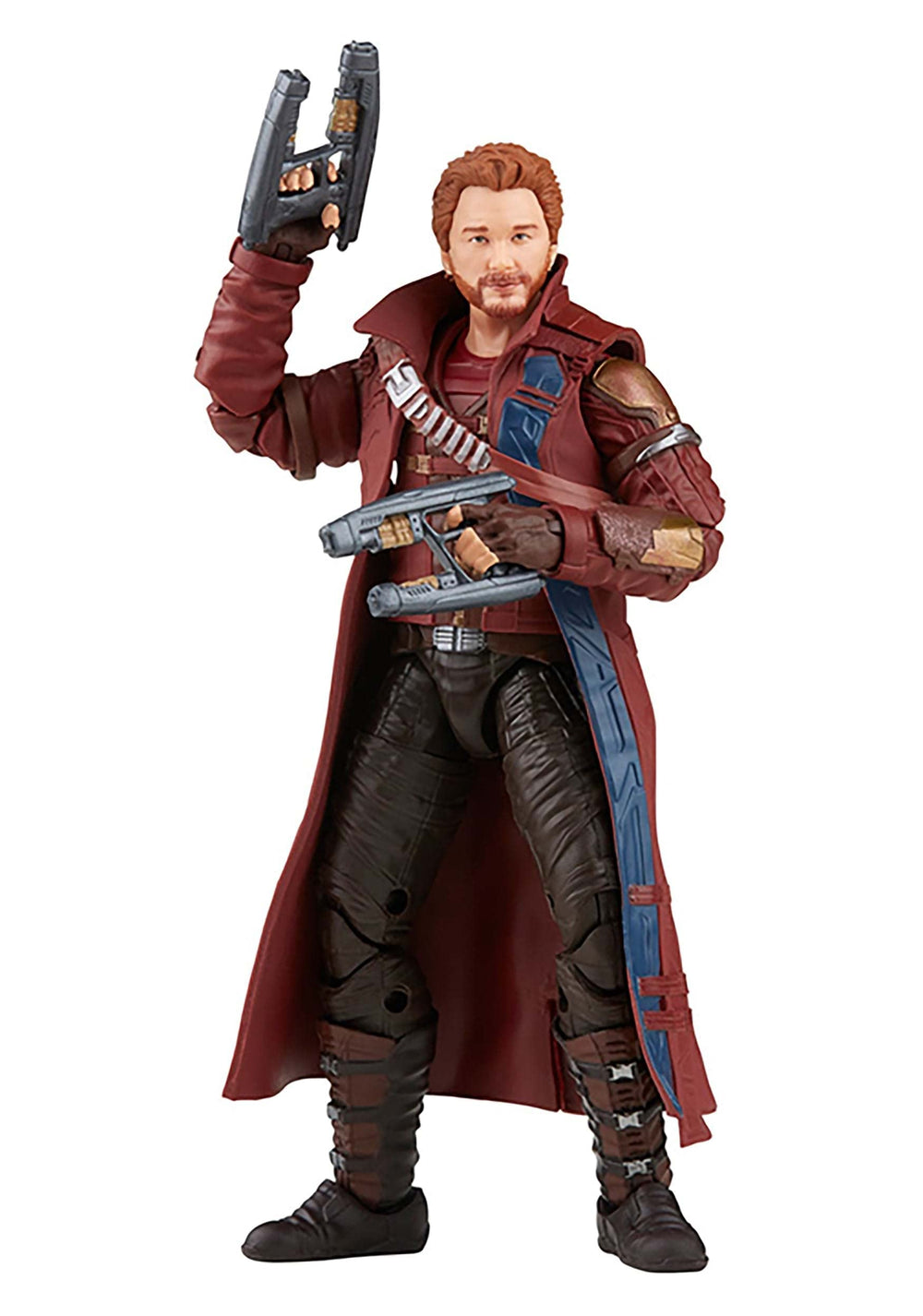 Star-Lord figure with premium articulation for poseability and display.