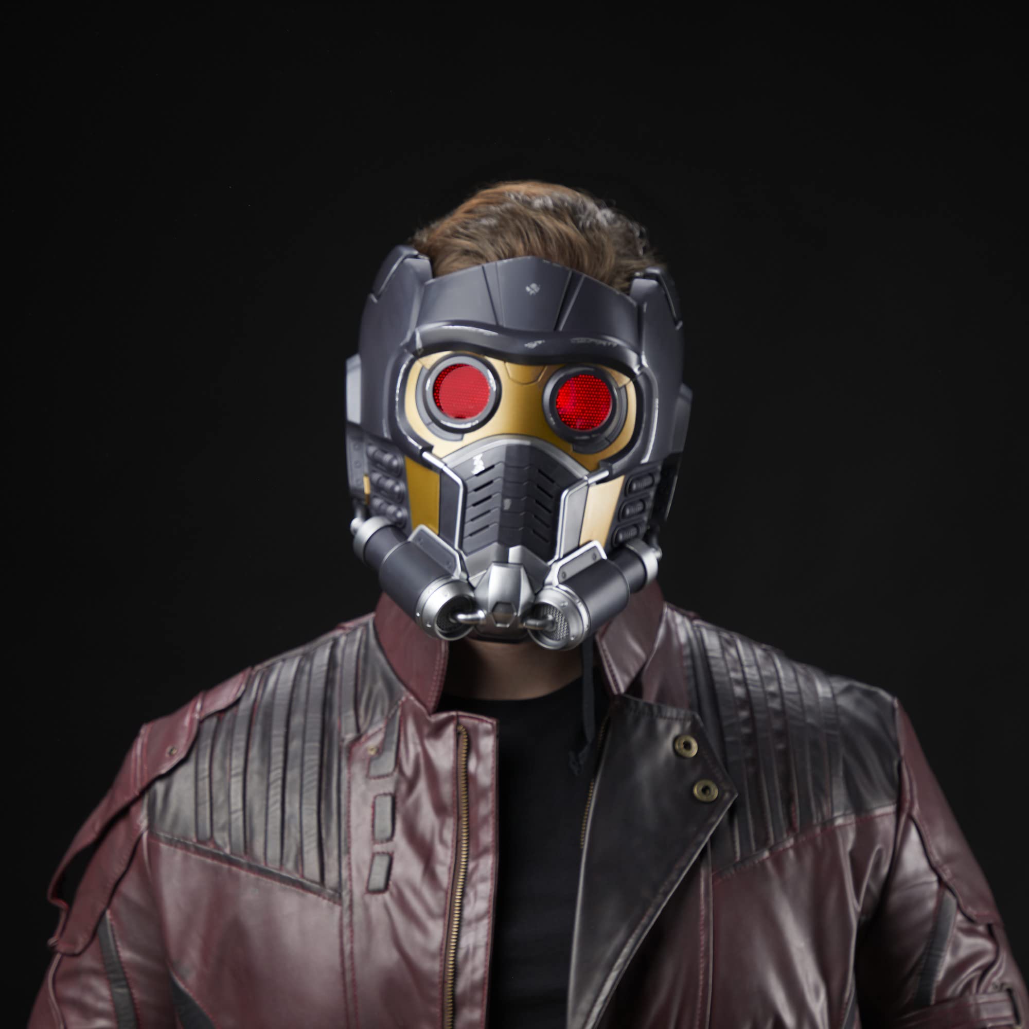 Marvel Legends Star-Lord helmet oxygen purification-inspired detail adds sci-fi realism