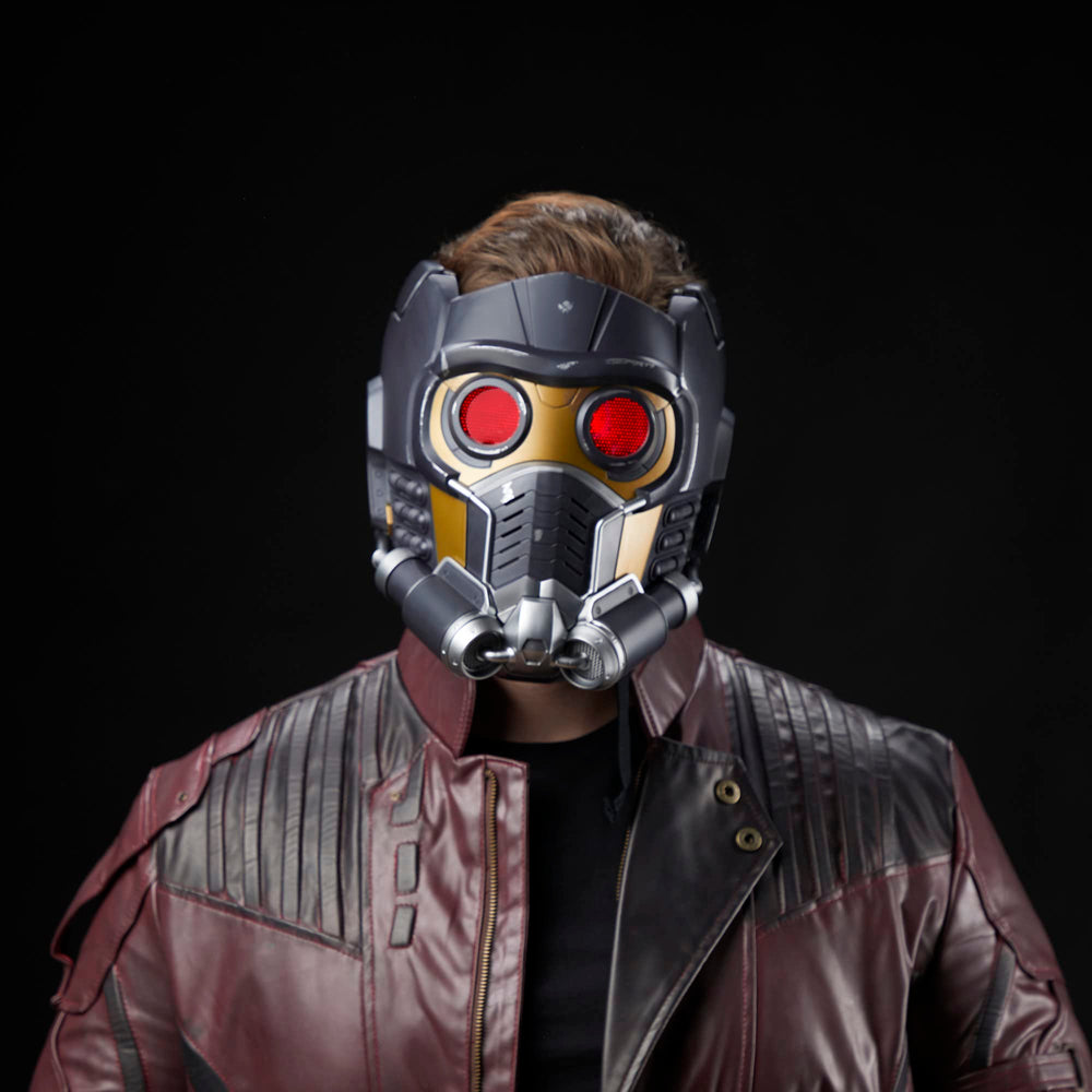 Marvel Legends Star-Lord helmet oxygen purification-inspired detail adds sci-fi realism