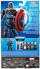 Marvel Legends Stealth Captain America detailed sculpt with premium texture
