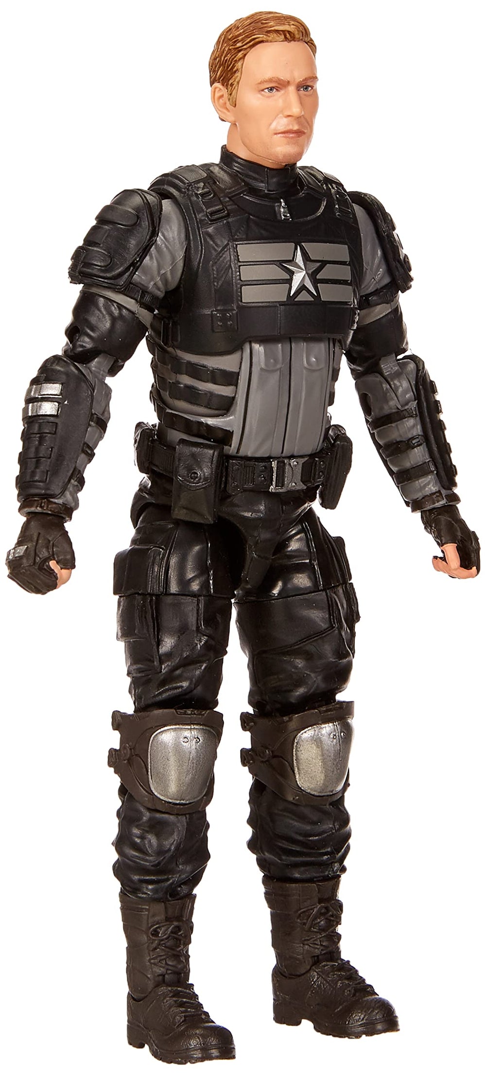 Marvel Legends Stealth Captain America diorama-ready display with other figures