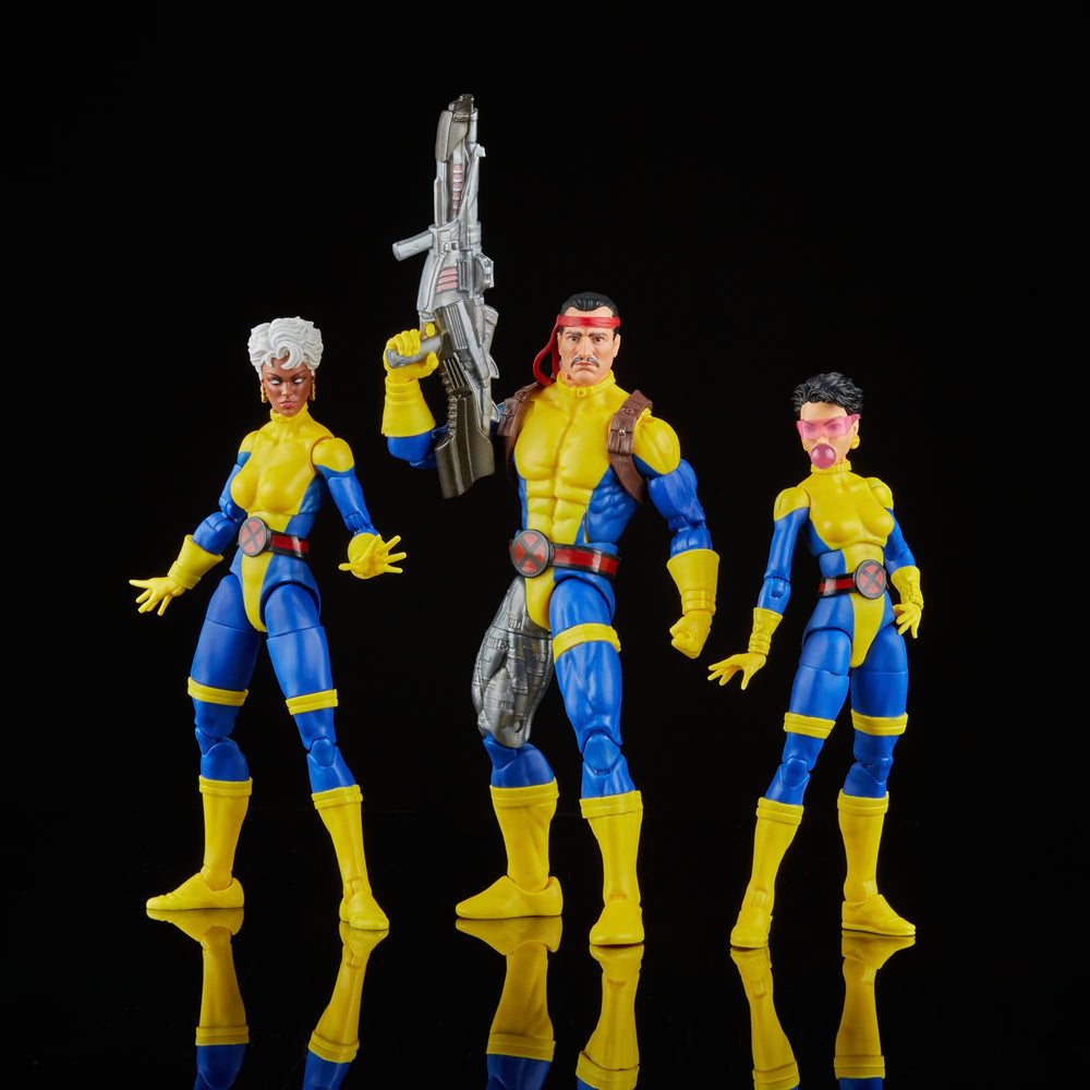 Marvel Legends Storm figure showcases weather effects for dramatic lighting in a display