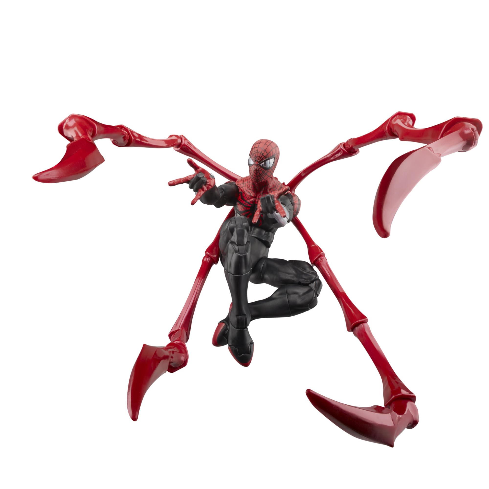 Marvel Legends Superior Spider-Man 85th anniversary figure packaging with window box for shelf display