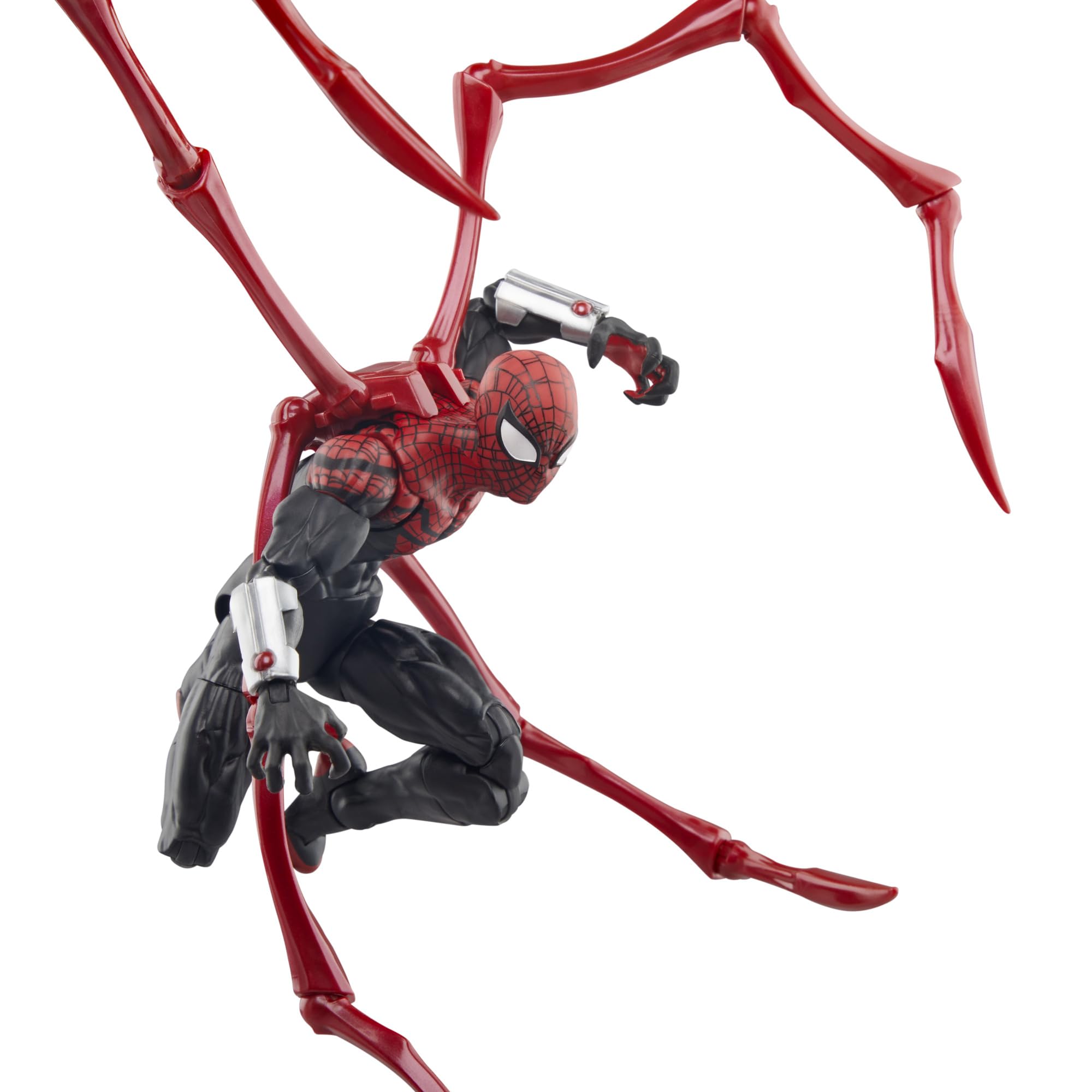 Marvel Legends Superior Spider-Man 85th anniversary spider-arms backpack accessory enhances display possibilities