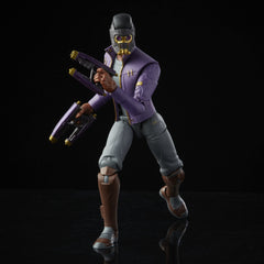 Marvel Legends T'Challa Star-Lord figure articulation close-up highlighting joints and range.