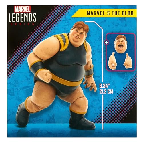 Marvel Legends The Blob display-ready figure enhances your X-Men showcase