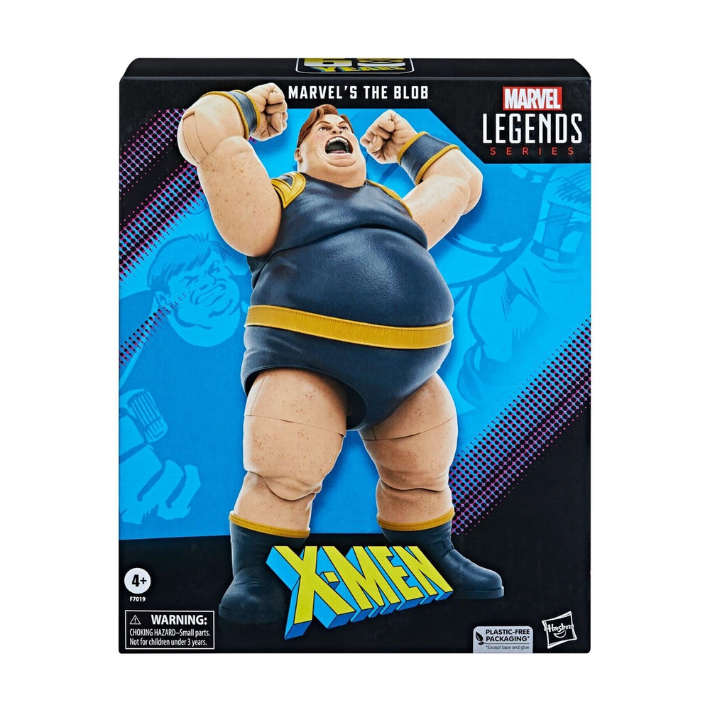 Marvel Legends The Blob packaging-ready figure fits collector displays