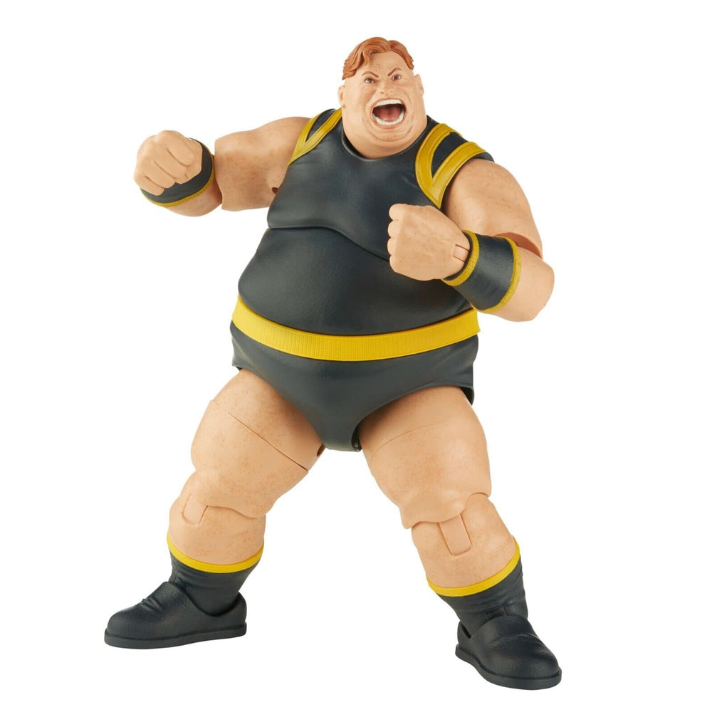 Marvel Legends The Blob textured skin render adds depth to any display
