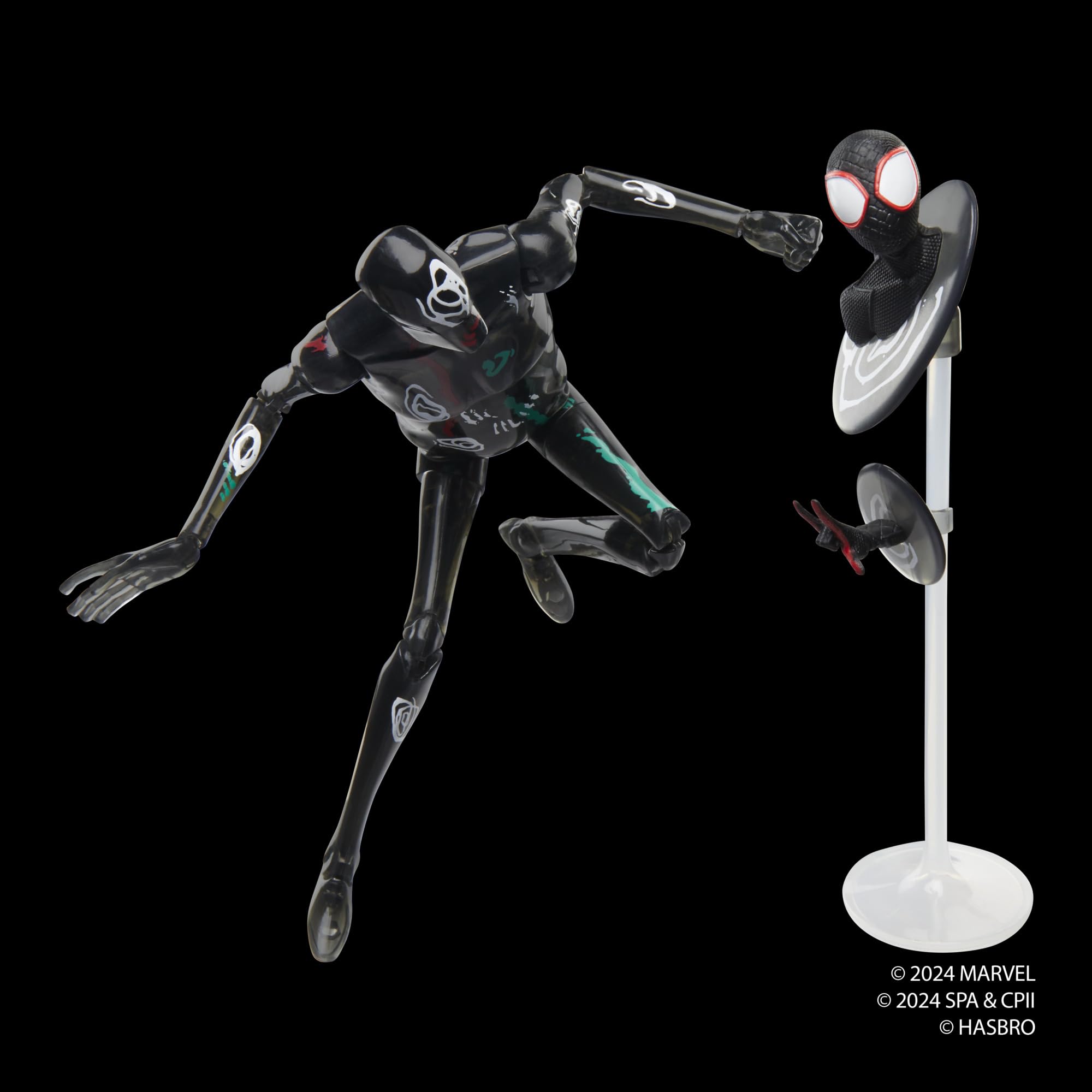 Marvel Legends The Spot accessory pack highlighting added display potential