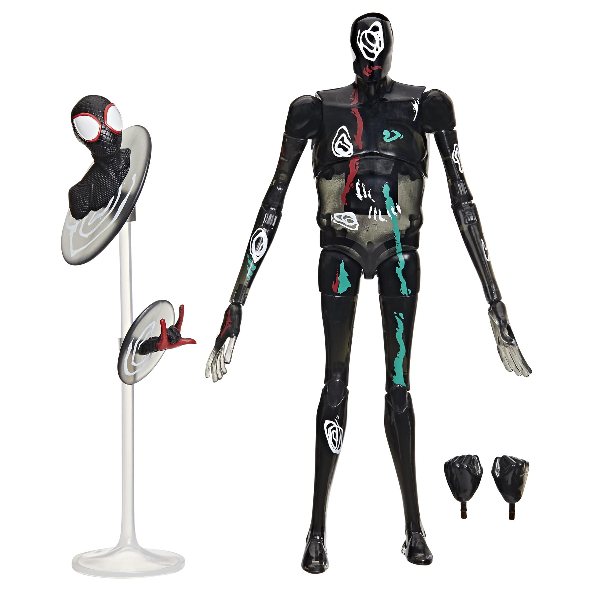 Marvel Legends The Spot front view figure with movie-inspired deco for display