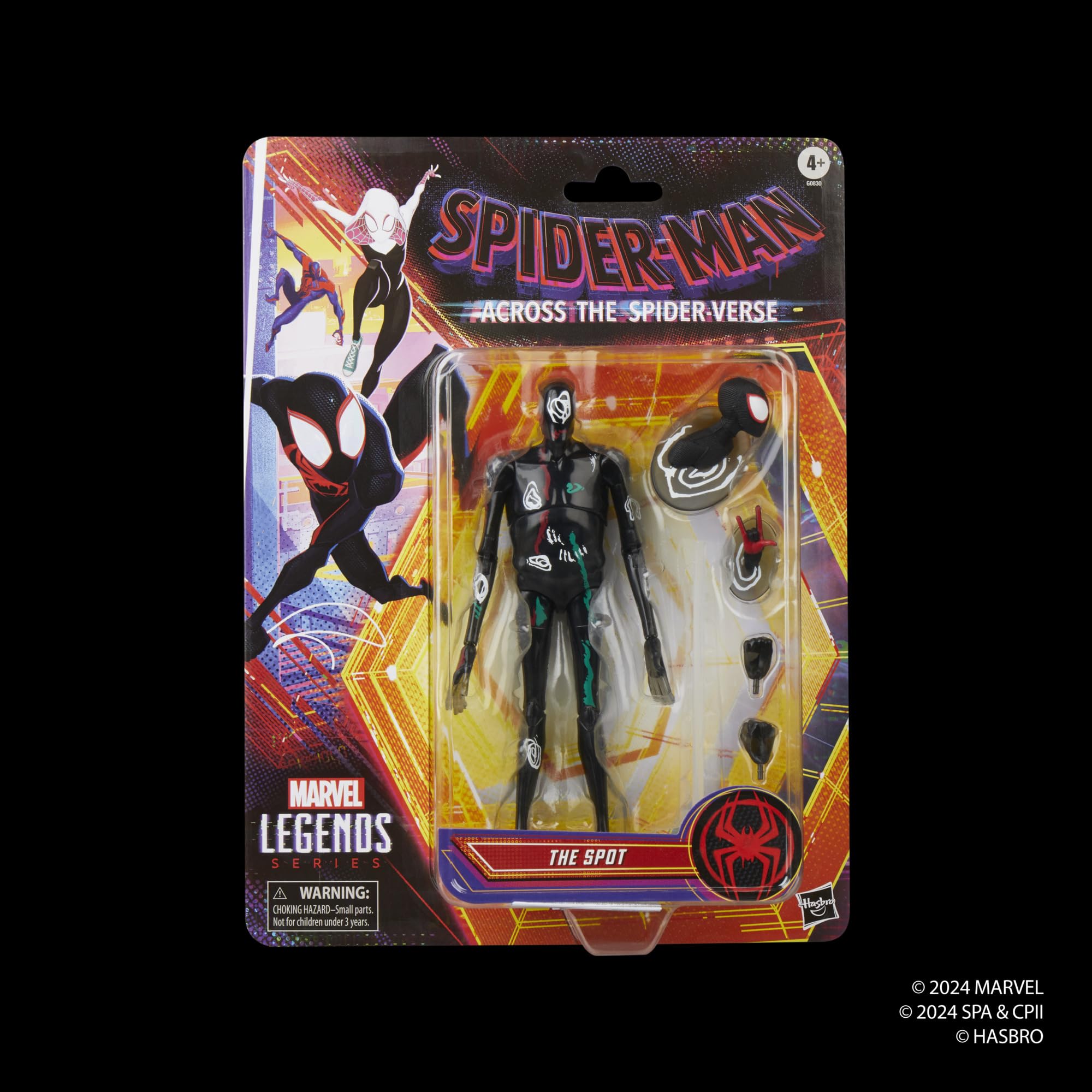 Marvel Legends The Spot figure showcasing poseable head and limbs for dynamic poses