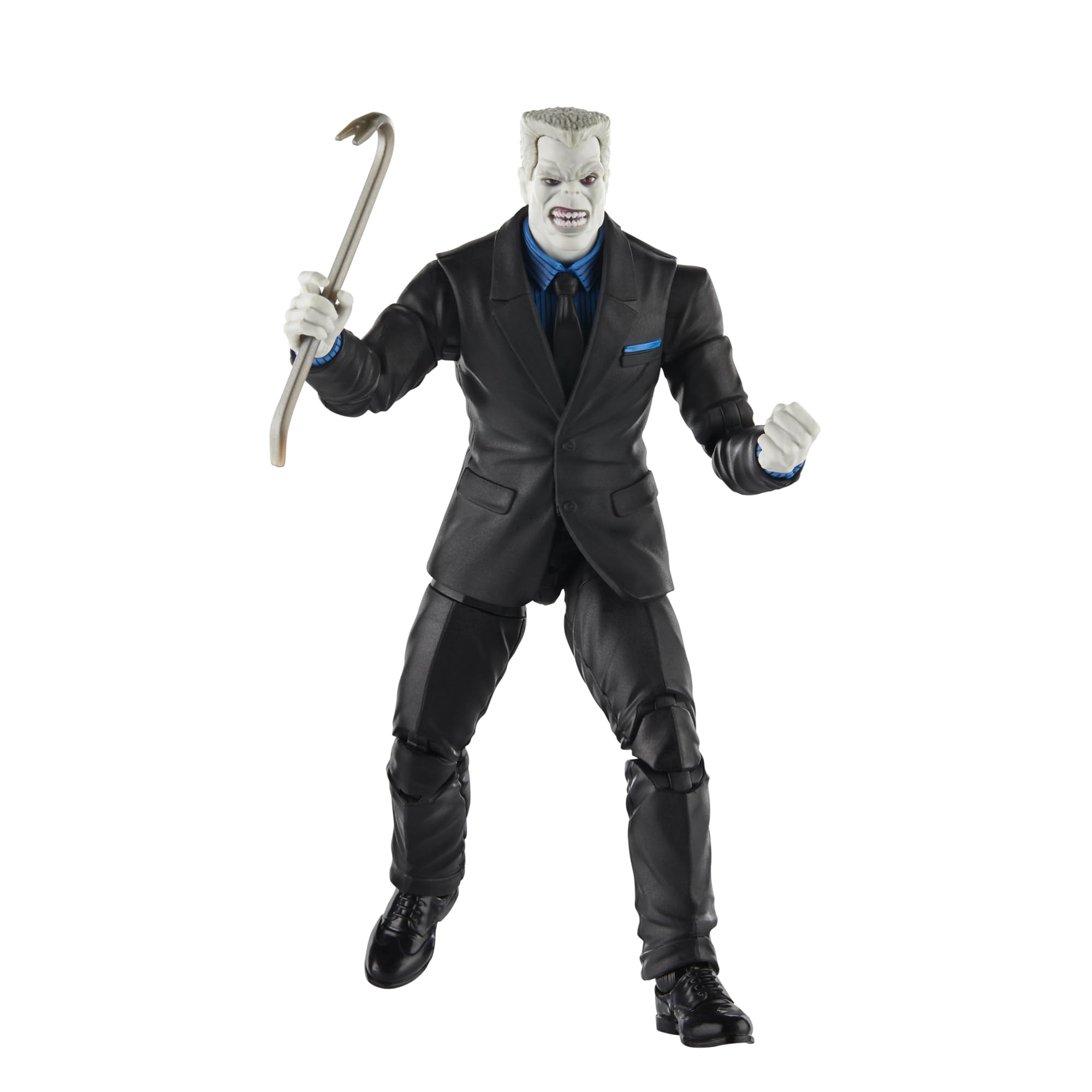 Marvel Legends Tombstone includes four accessories for versatile posing.