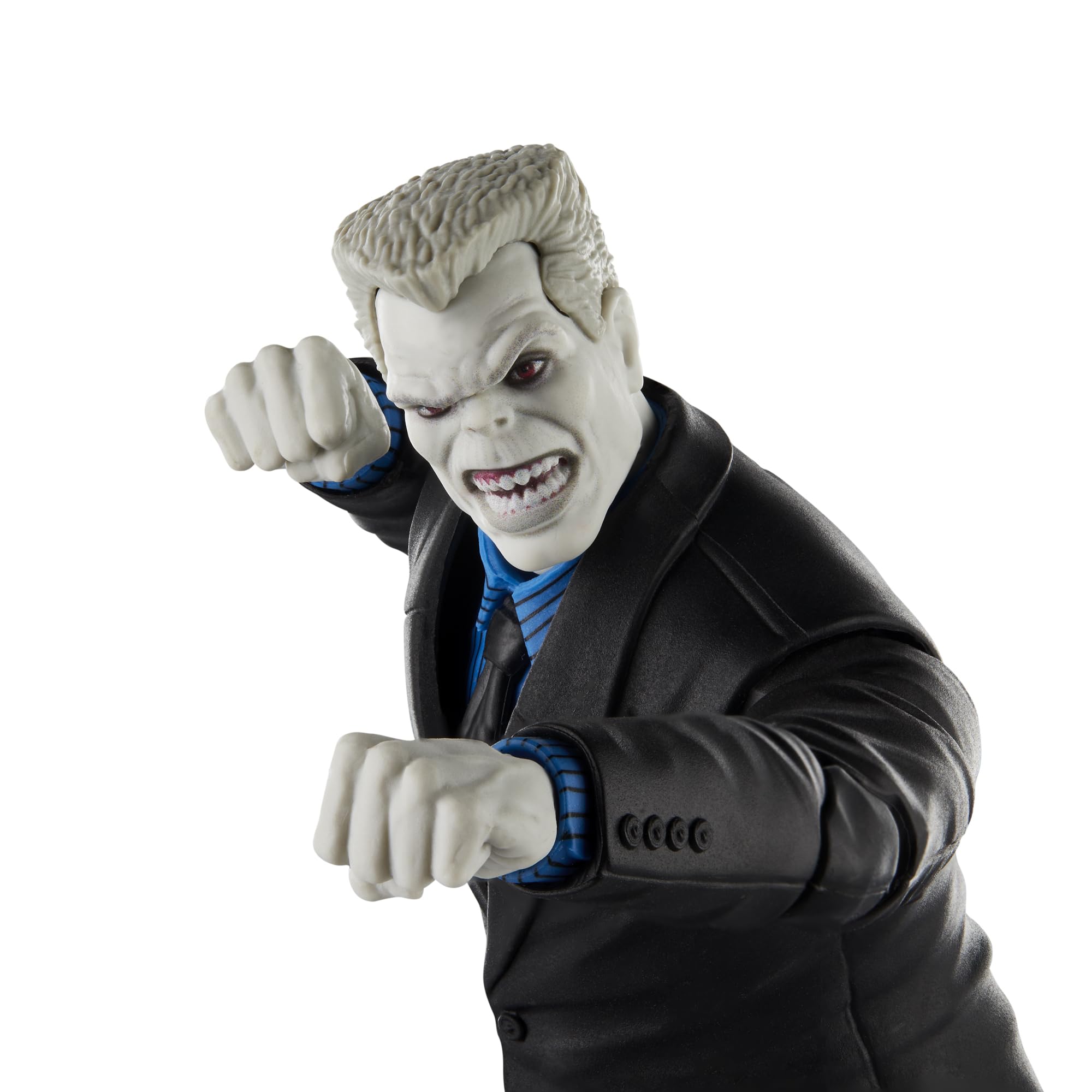 Marvel Legends Tombstone crowbar accessory for action scenes.