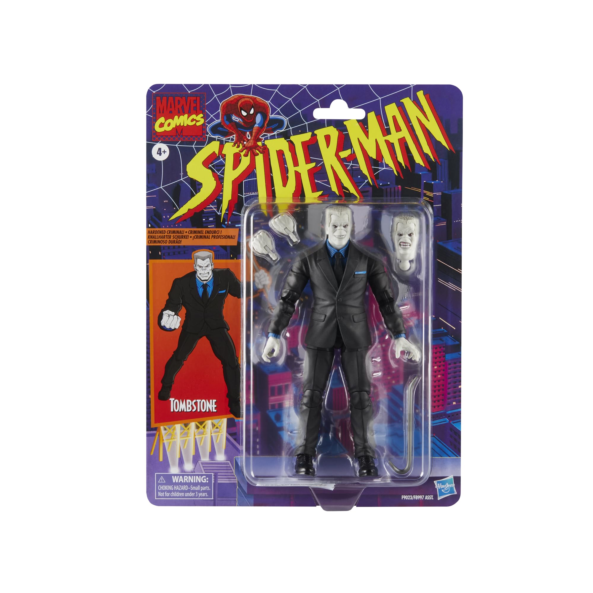 Marvel Legends Tombstone head-sculpt with comic-inspired detail.