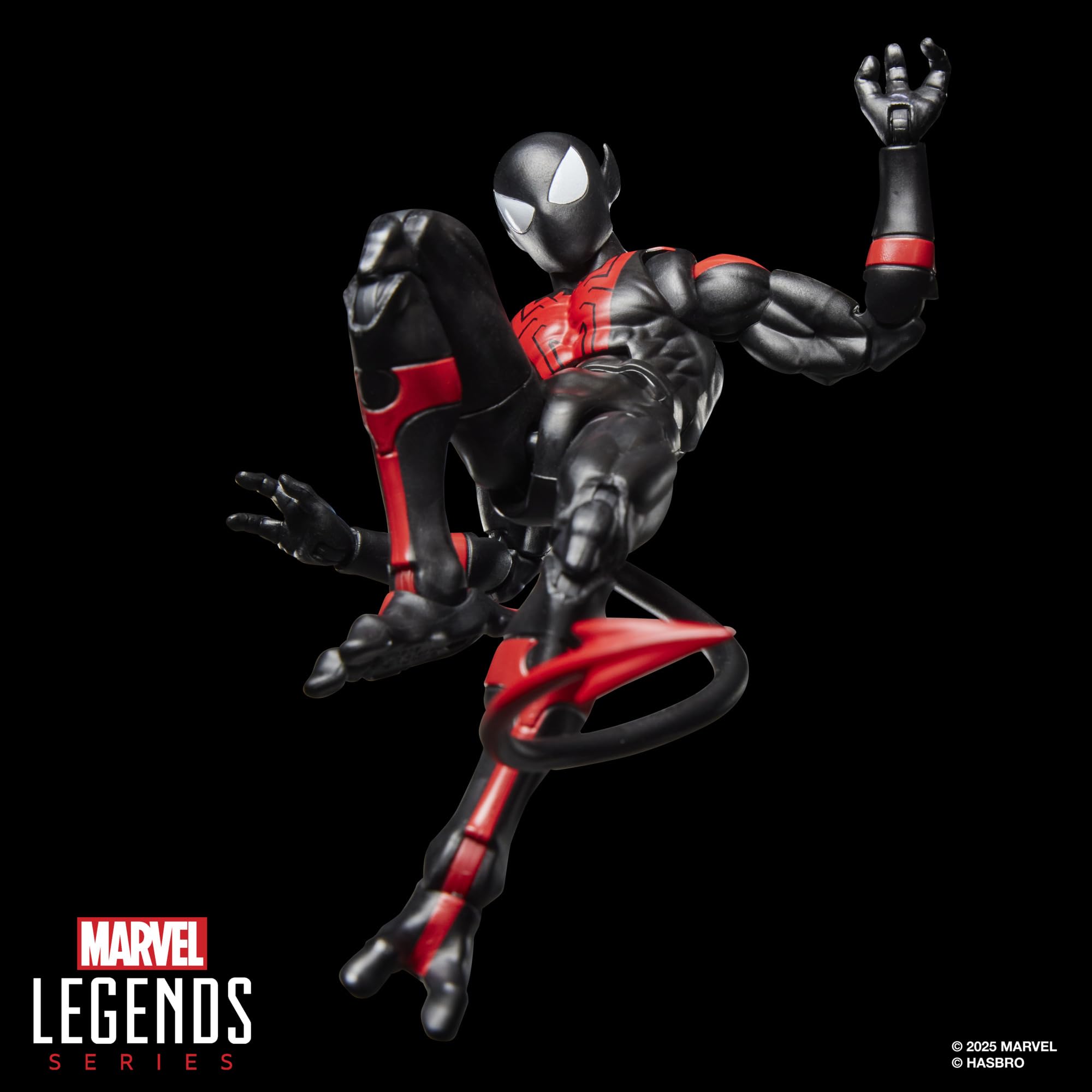 Marvel Legends Uncanny Spider-Man Nightcrawler accessories with sword and BAMF effect