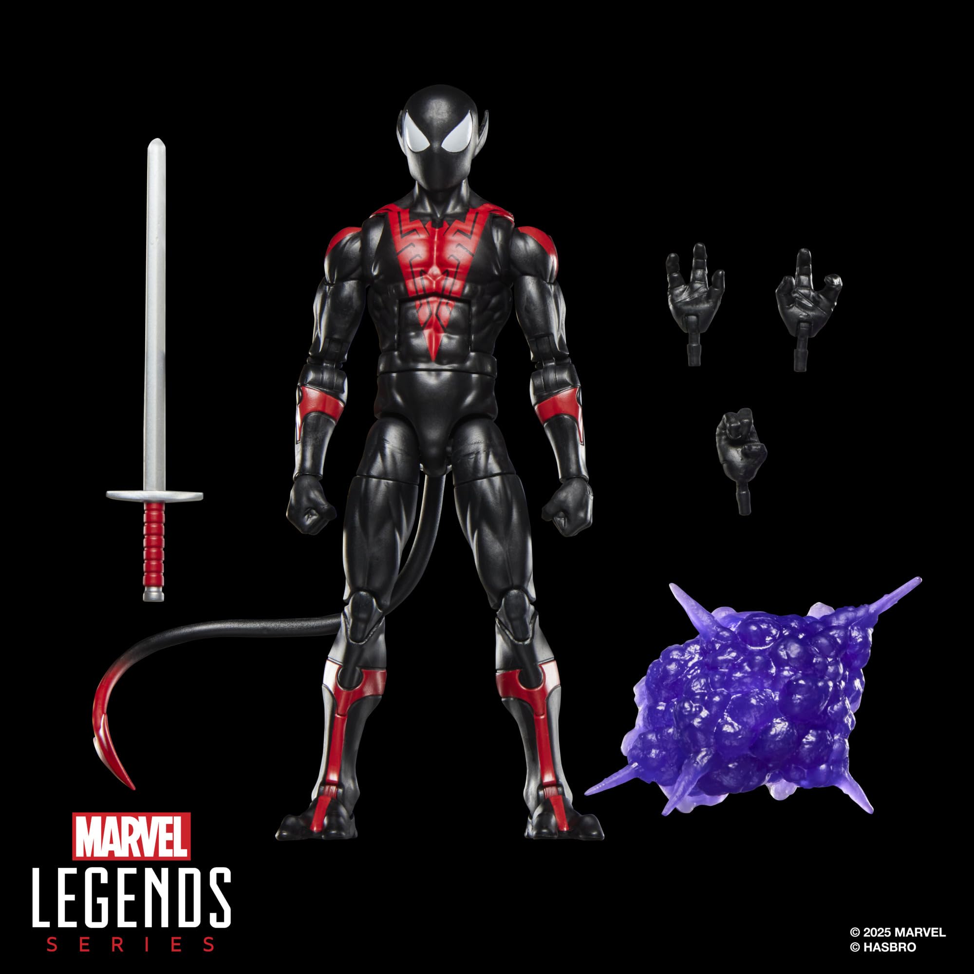 Marvel Legends Uncanny Spider-Man Nightcrawler retro cardback packaging for collectors