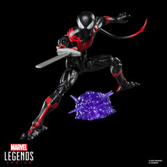 Marvel Legends Uncanny Spider-Man Nightcrawler teleport effect adds dramatic motion
