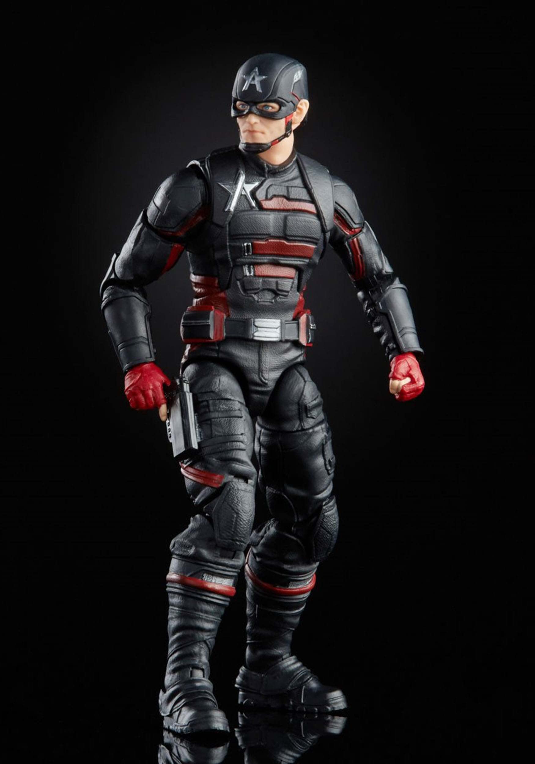 Marvel Legends U.S. Agent 6 inch figure side view ideal for shelf display