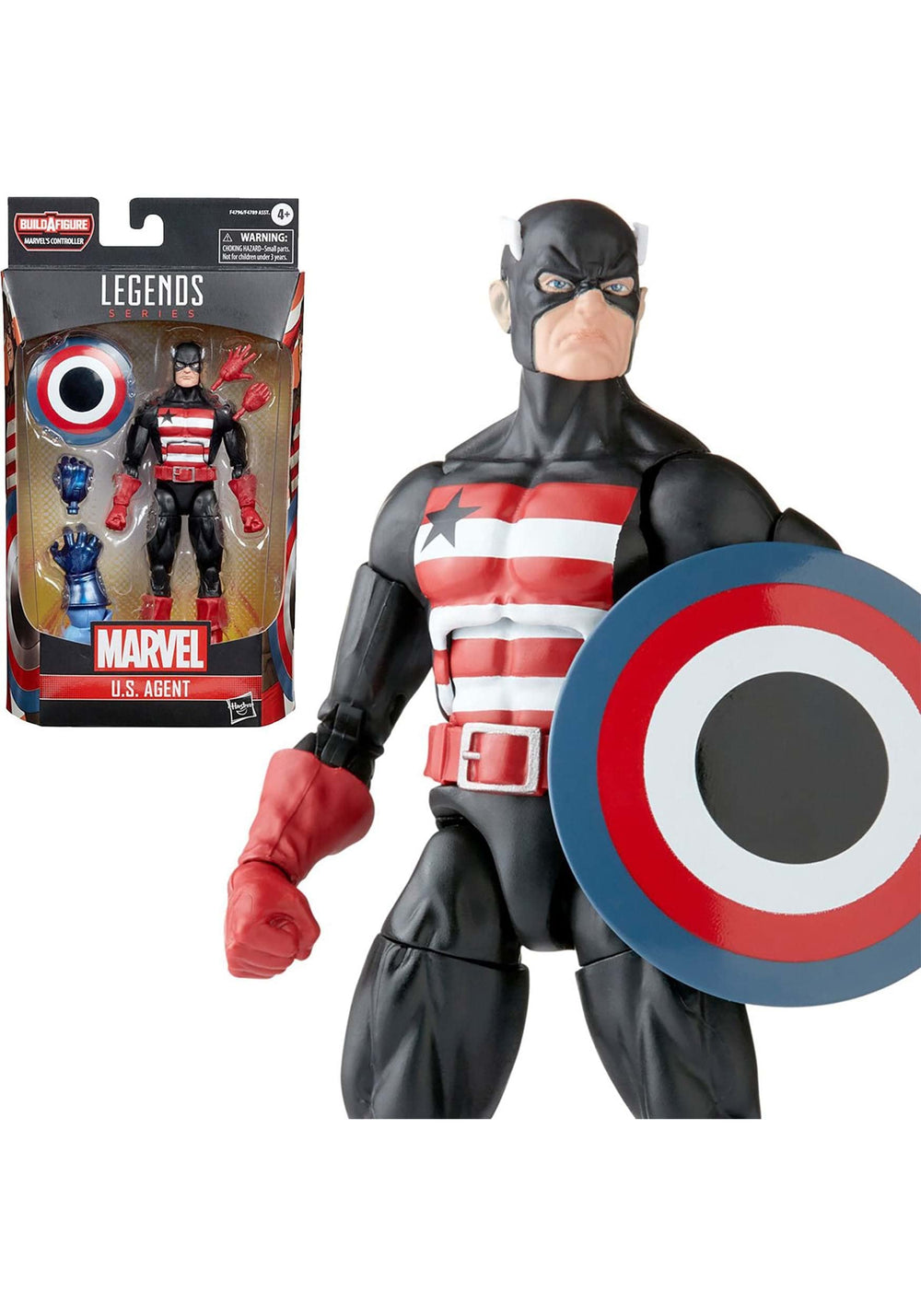 Marvel Legends U.S. Agent shield accessory for authentic display