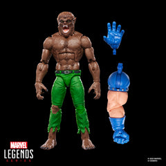 Marvel Legends Werewolf by Night comics-inspired design enhances display appeal.
