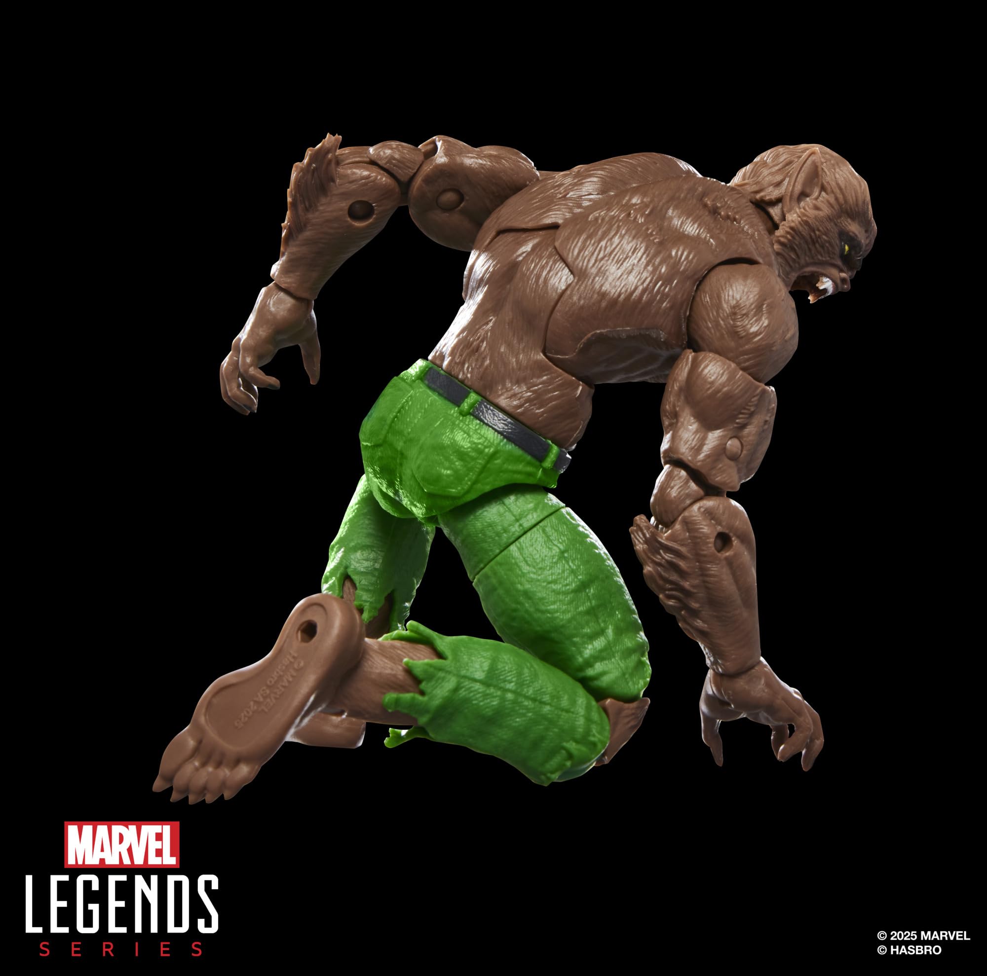 Marvel Legends Werewolf by Night includes Build-A-Figure parts for the Executioner figure.