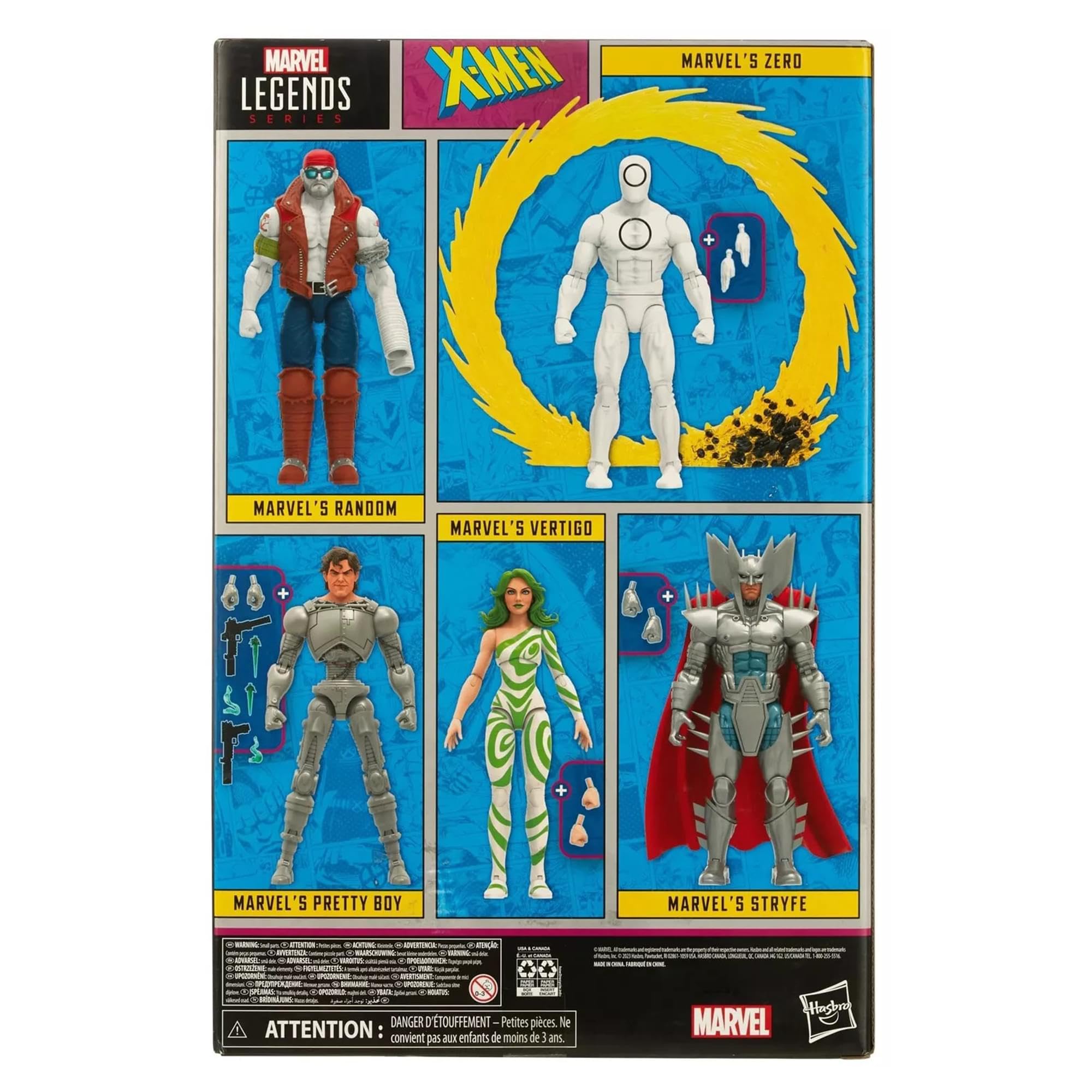 Marvel Legends X-Men 60th Anniversary Vertigo armor detail ideal for display