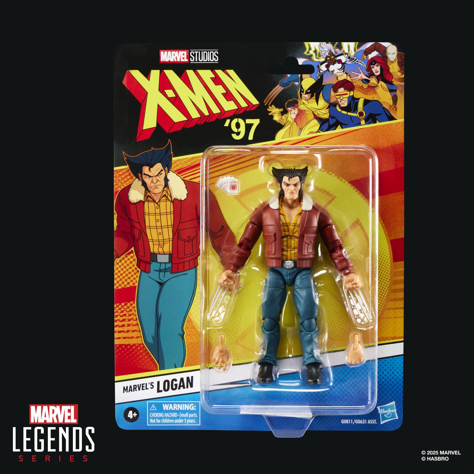 Marvel Logan 6-inch figure articulation for dynamic posing.