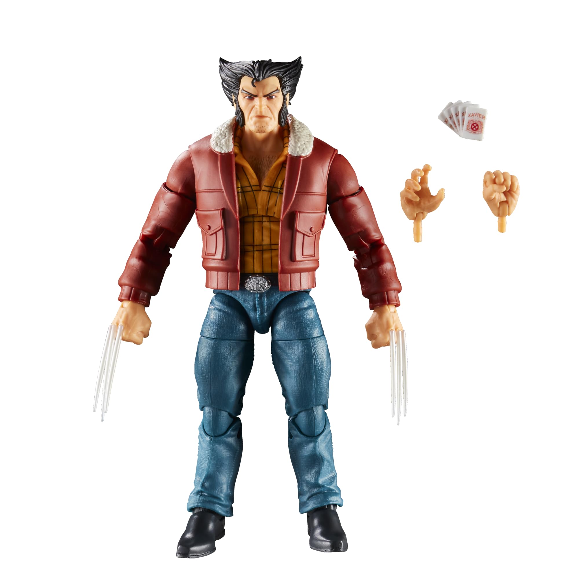 Marvel Logan 6-inch figure front view for display and collection.