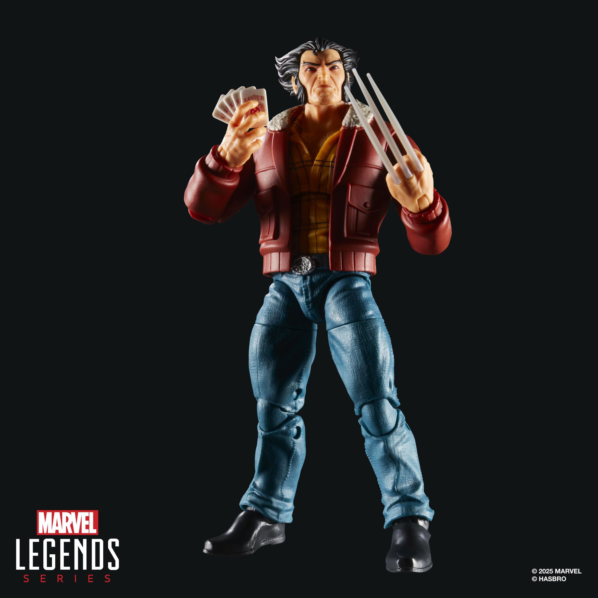 Marvel Logan 6-inch figure head and limbs ready to pose.