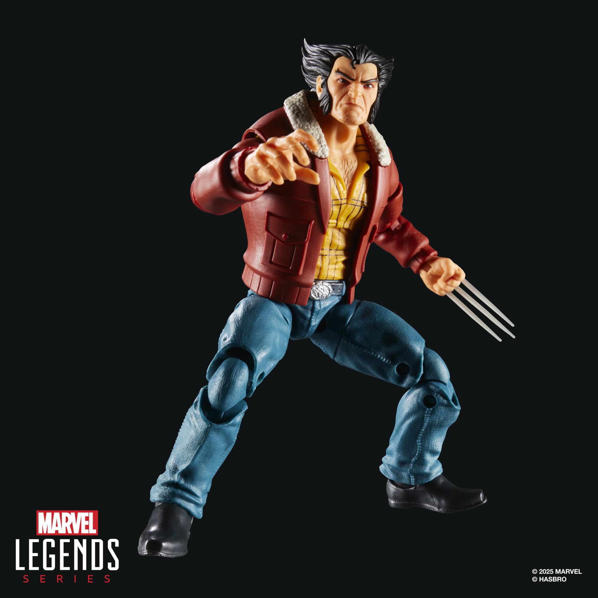 Marvel Logan 6-inch figure packaging art enhances shelf appeal.