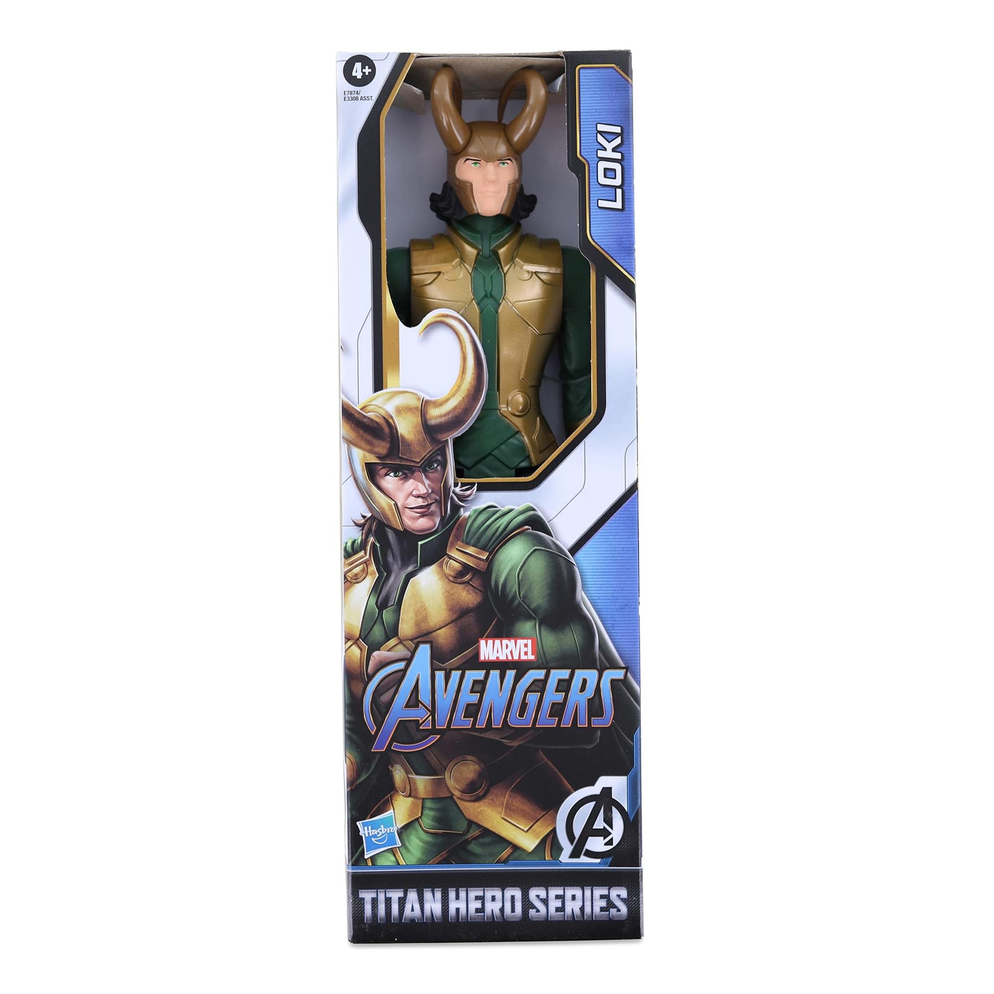 Marvel Loki 12-inch Titan Hero figure with detailed articulation for display