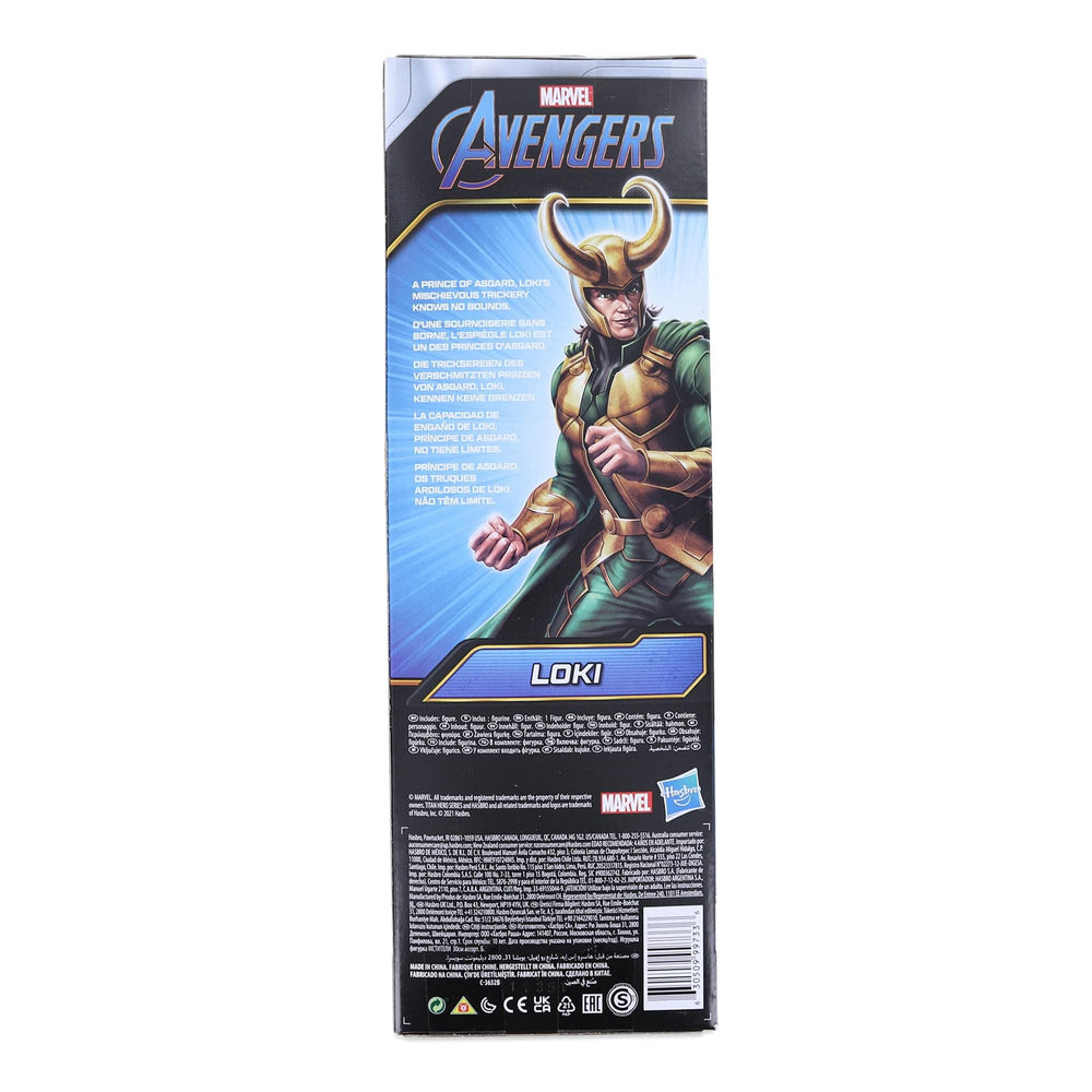 Marvel Loki 12-inch Titan Hero figure, gift-ready addition to any collection