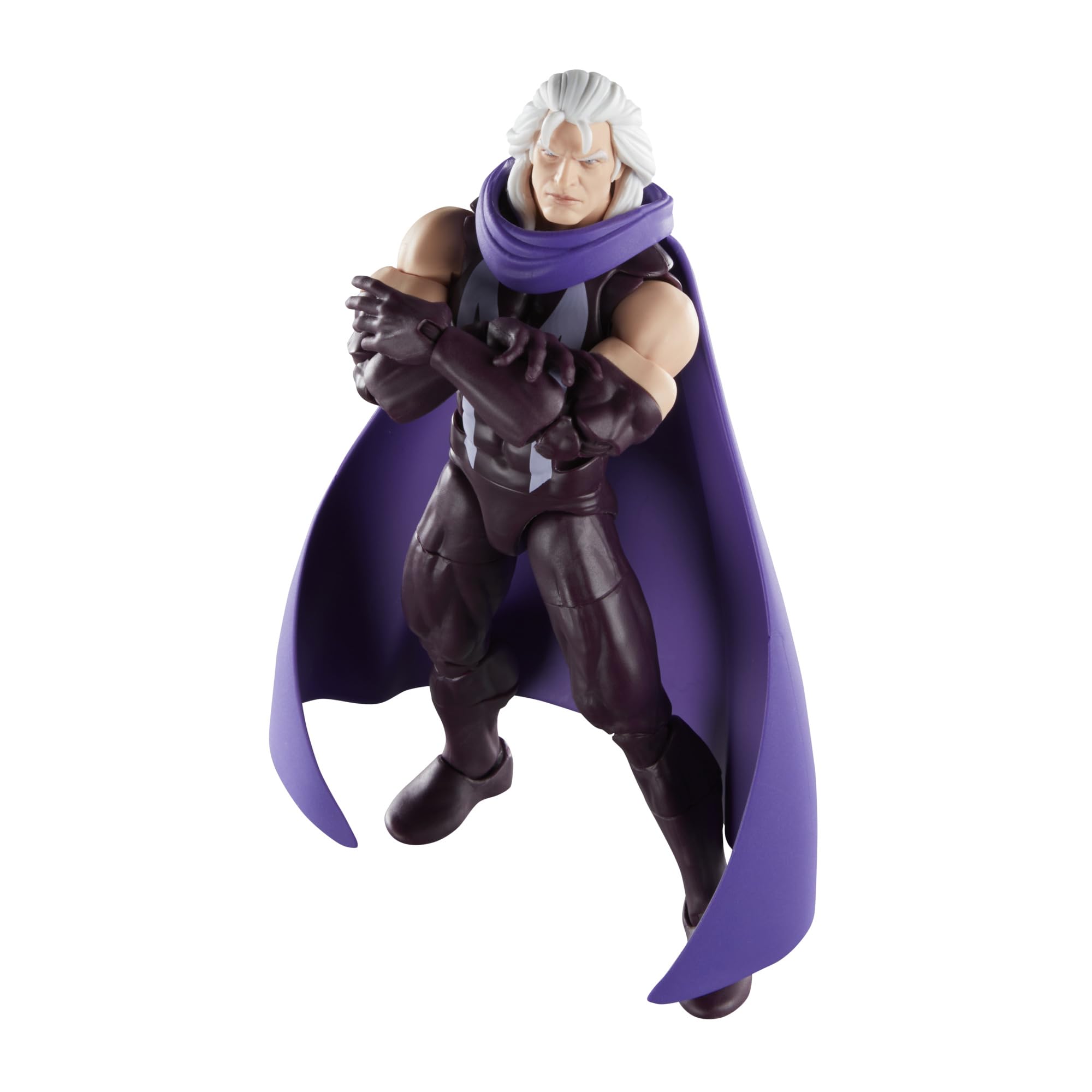 Marvel Magneto X-Men ’97 figure dynamic pose ideal for vibrant shelf displays.