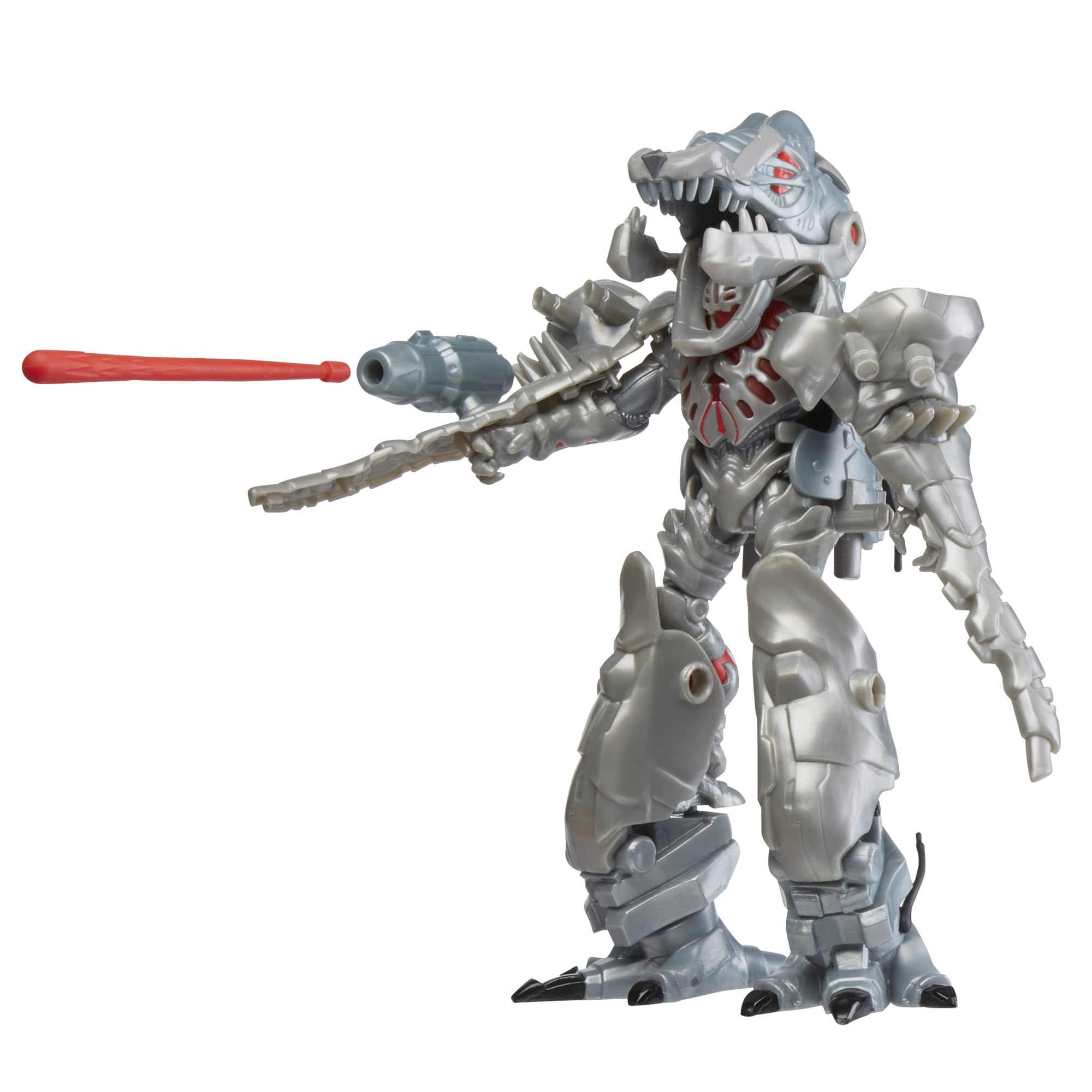 Marvel Mech Strike Mechasaur mech-suit assembly in progress for hands-on pretend play.