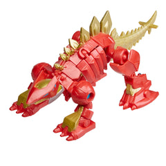 Marvel-inspired Mecha saur design blends hero style with prehistoric aesthetics.