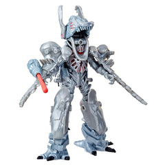 Marvel Mech Strike Mechasaur T-R3X dino figure for customizable mech battles.