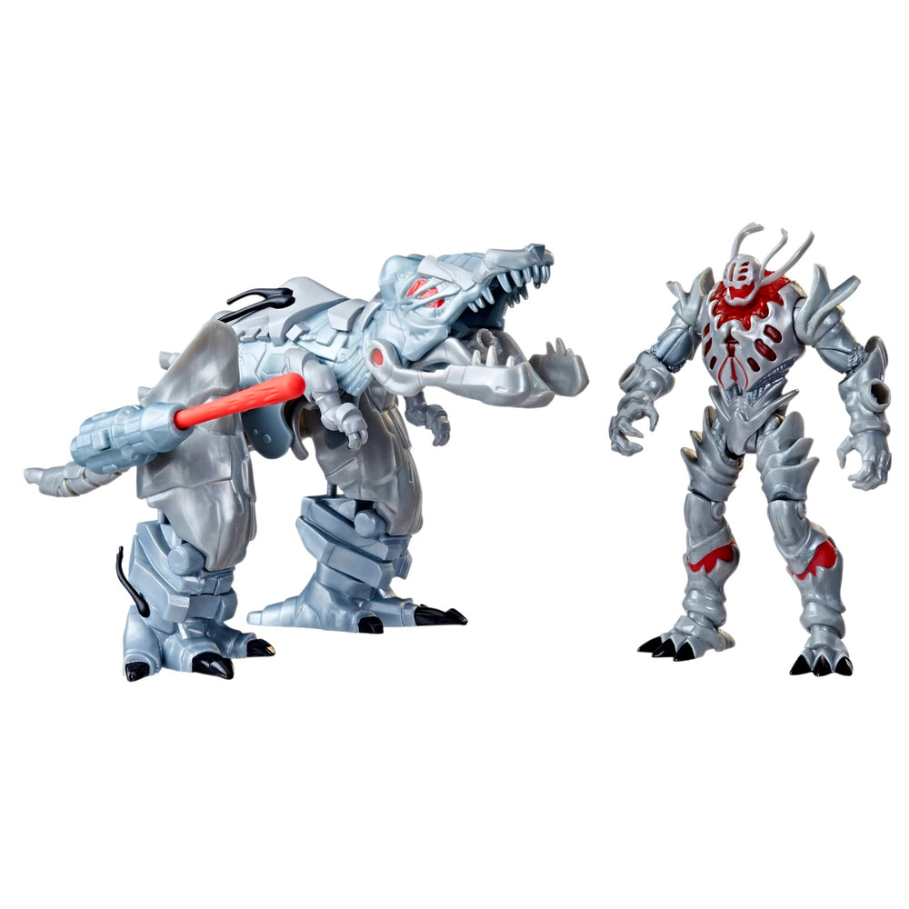 Marvel Mech Strike Mechasaur Ultron Primeval in a heroic pose for imaginative play.
