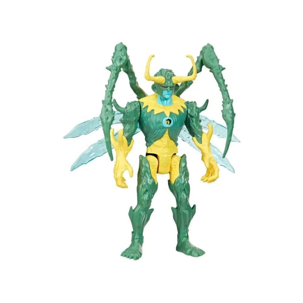 Marvel Mech Strike Loki figure green and gold with poseable joints for dynamic posing
