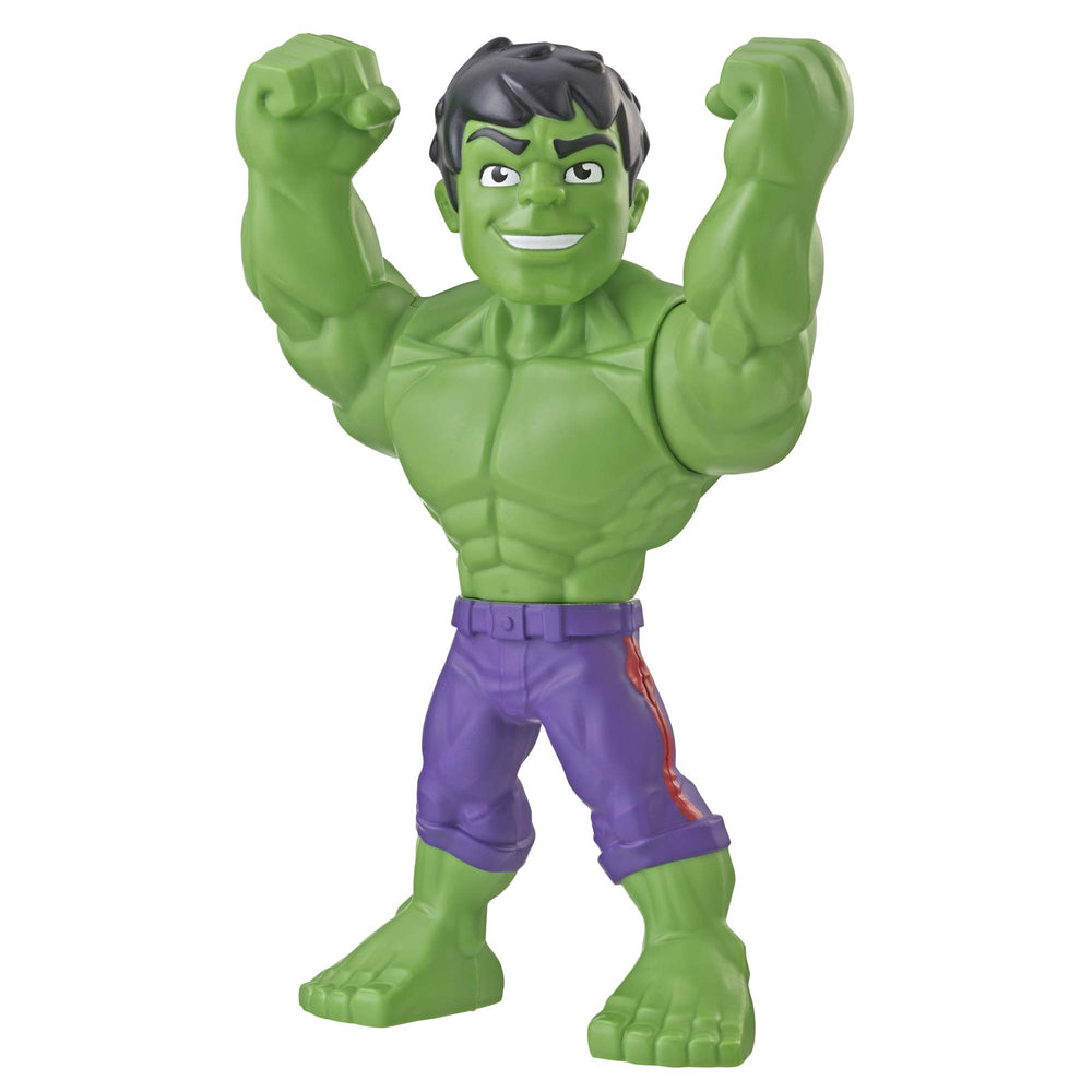 Marvel Mega Mighties Hulk figure in a poseable stance for dynamic play.