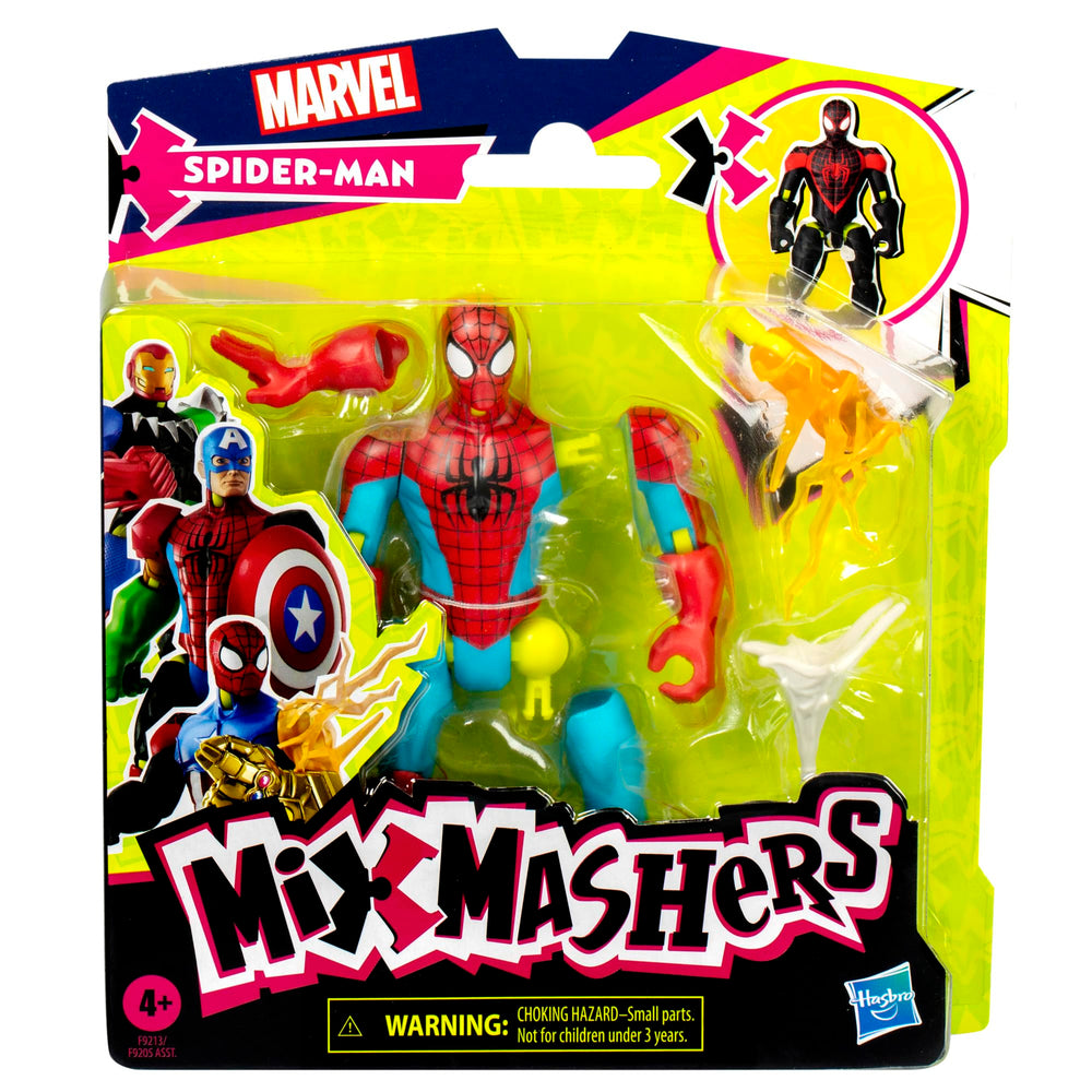 Miles Morales bioelectric FX part included for Spider-Man mashups.
