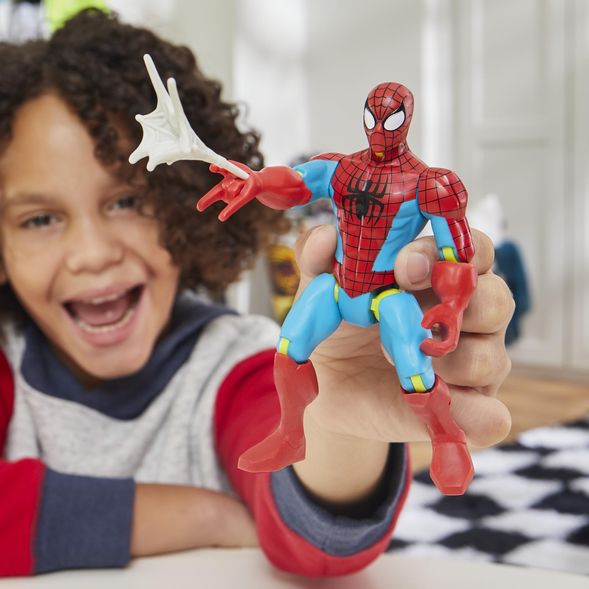 MixMashers accessories for new poses and web effects by Marvel.