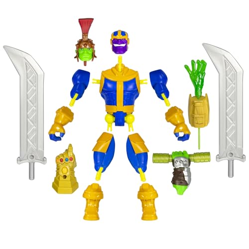 Marvel MixMashers deluxe pack with power-up parts for enhanced mixing.