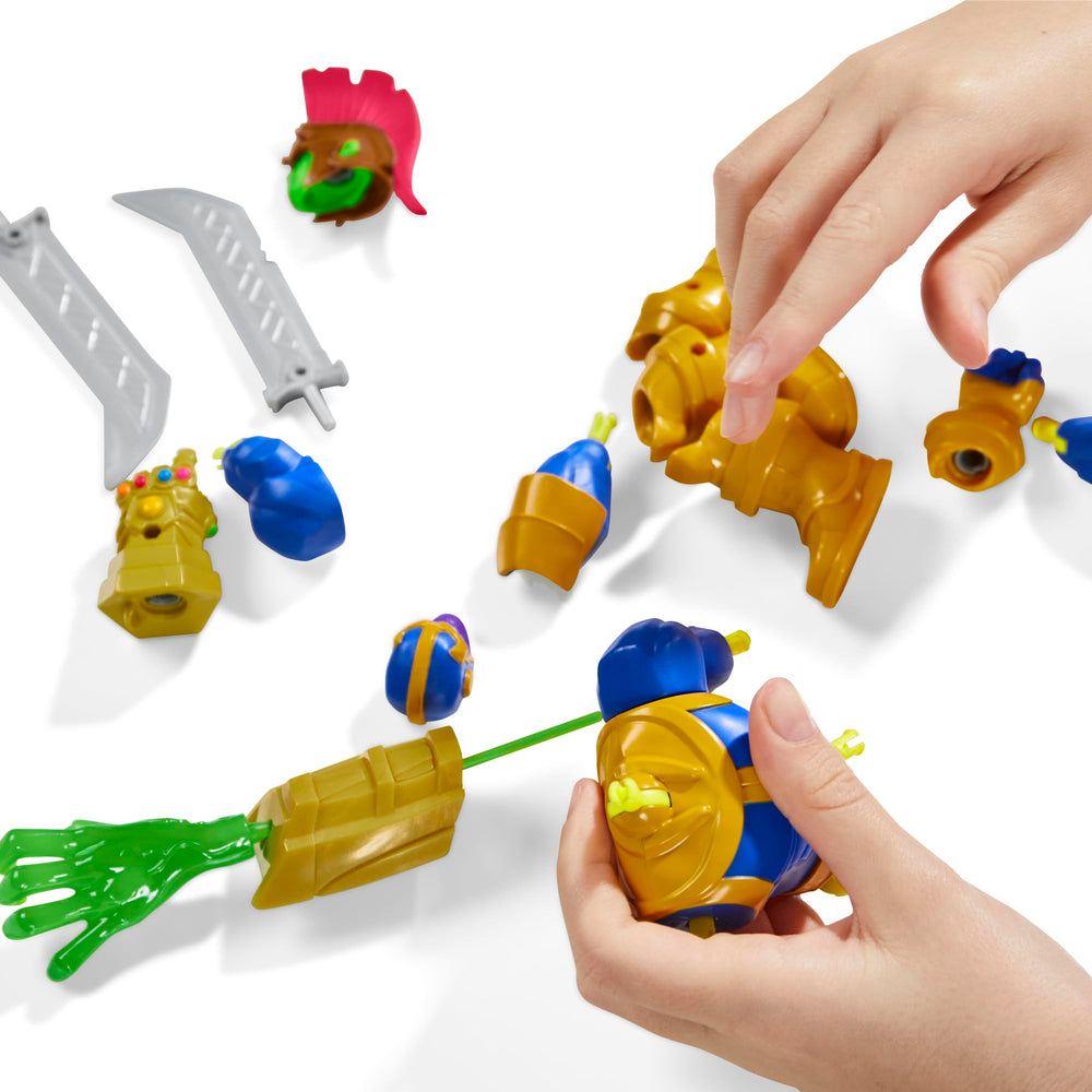 Marvel MixMashers Hulk head with helmet expands character mash options.