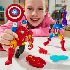 Marvel MixMashers creative play encourages storytelling and role-play.